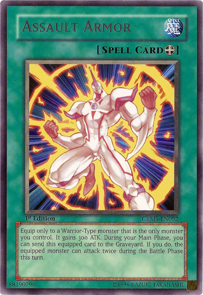 Assault Armor [CRMS-EN092] Rare Yu-Gi-Oh!