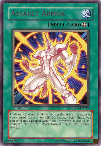 Assault Armor [CRMS-EN092] Rare Yu-Gi-Oh!