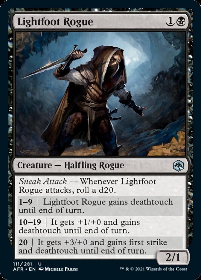 Lightfoot Rogue [Dungeons & Dragons: Adventures in the Forgotten Realms] Magic: The Gathering