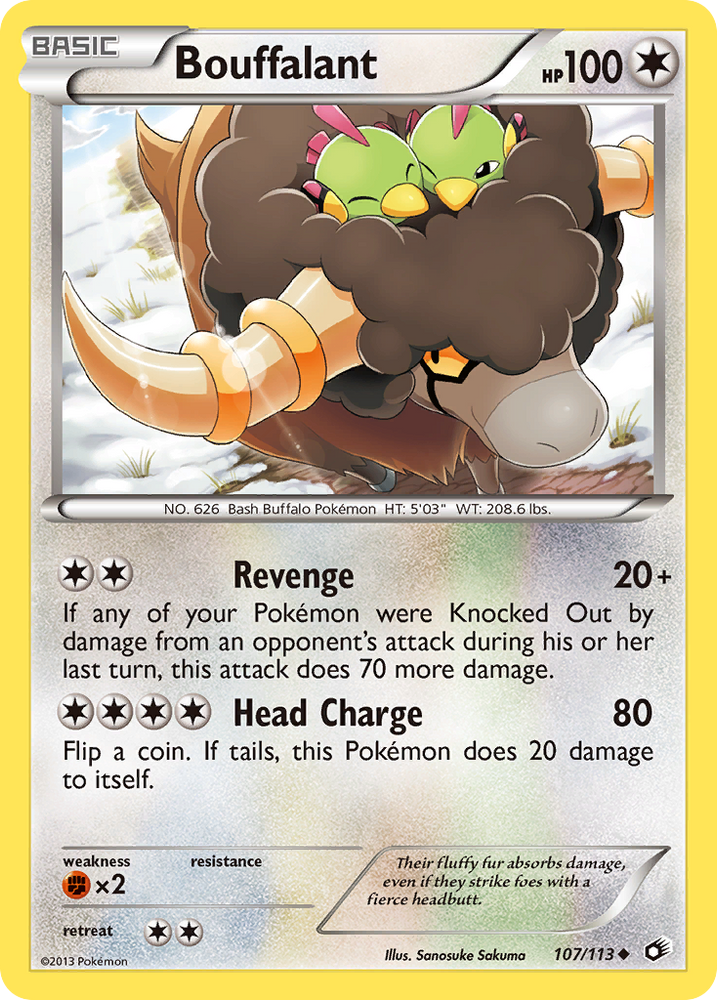 Bouffalant (107/113) [Black & White: Legendary Treasures] Pokémon