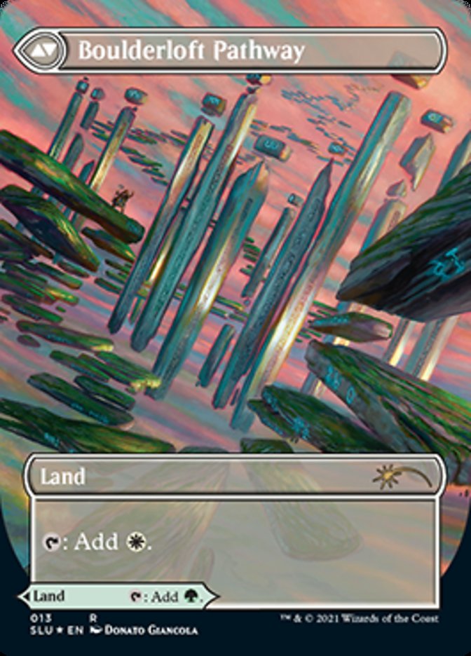 Branchloft Pathway // Boulderloft Pathway (Borderless) [Secret Lair: Ultimate Edition 2] Magic: The Gathering