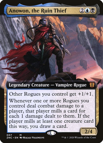 Anowon, the Ruin Thief (Extended Art) [Zendikar Rising Commander] Magic: The Gathering