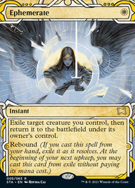 Ephemerate (Foil Etched) [Strixhaven: School of Mages Mystical Archive] Magic: The Gathering