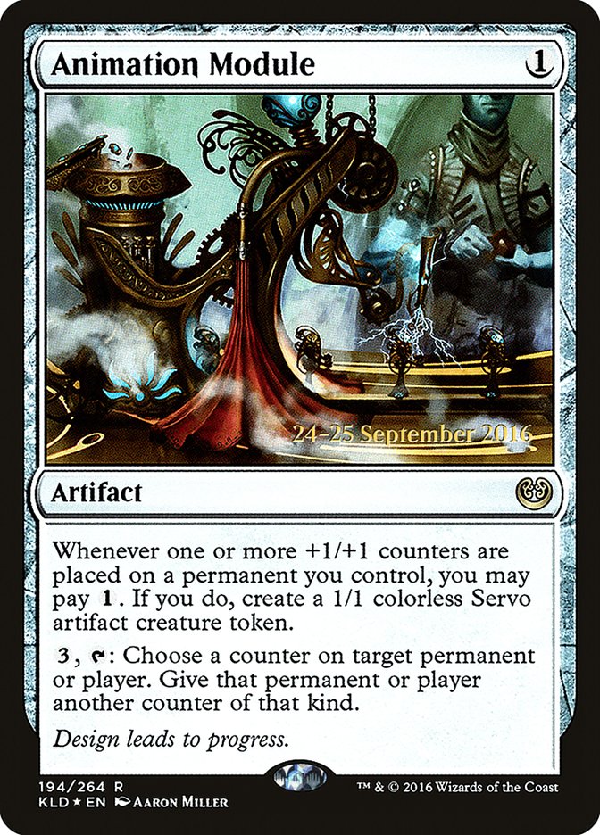 Animation Module [Kaladesh Prerelease Promos] Magic: The Gathering