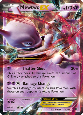 Mewtwo EX (62/162) [XY: BREAKthrough] Pokémon