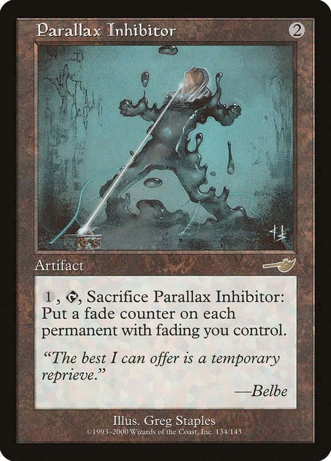 Parallax Inhibitor [Nemesis] Magic: The Gathering