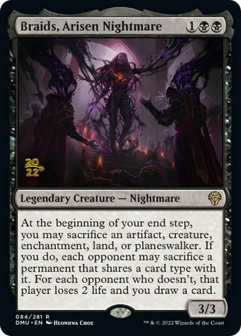 Braids, Arisen Nightmare [Dominaria United Prerelease Promos] Magic: The Gathering