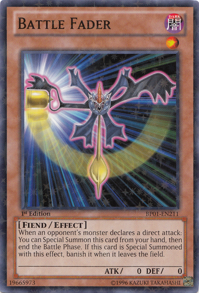 Battle Fader [BP01-EN211] Starfoil Rare Yu-Gi-Oh!