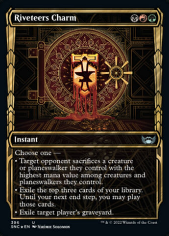 Riveteers Charm (Showcase Golden Age Gilded Foil) [Streets of New Capenna] Magic: The Gathering