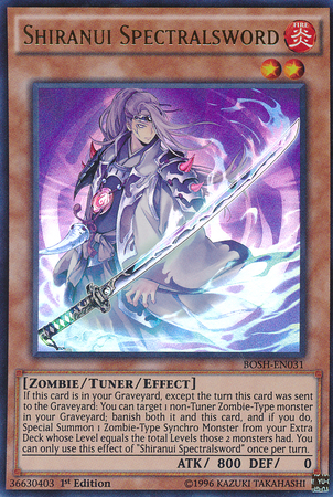 Shiranui Spectralsword [BOSH-EN031] Ultra Rare Yu-Gi-Oh!