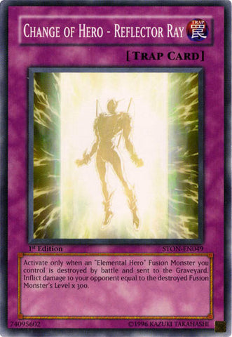 Change of Hero - Reflector Ray [STON-EN049] Common Yu-Gi-Oh!