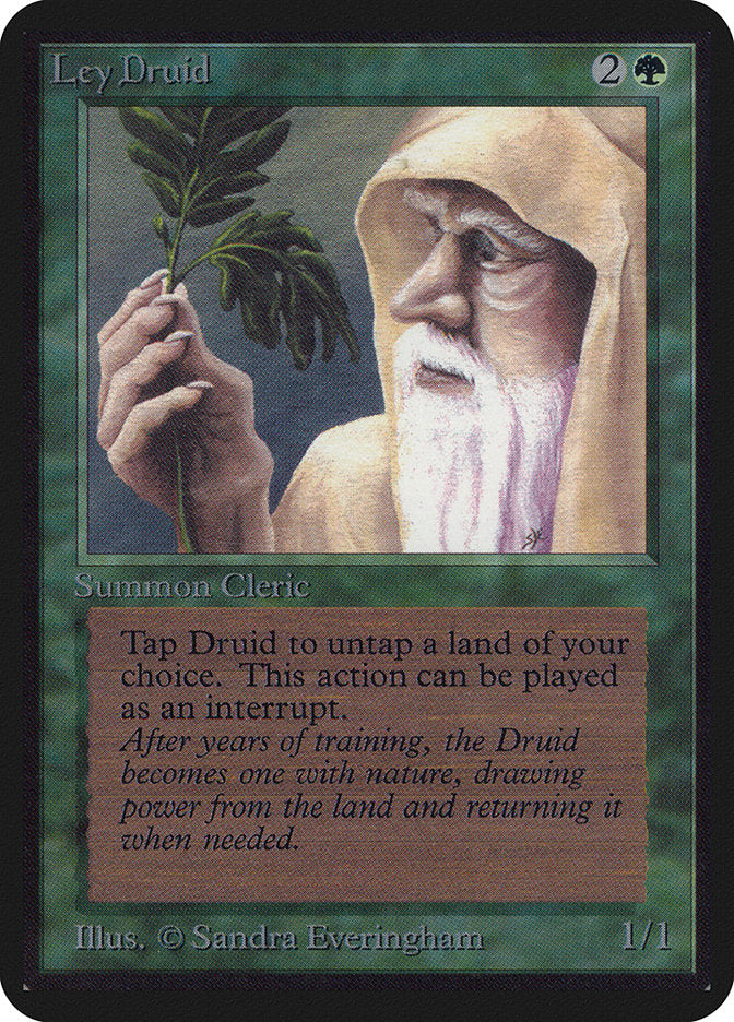 Ley Druid [Alpha Edition] Magic: The Gathering