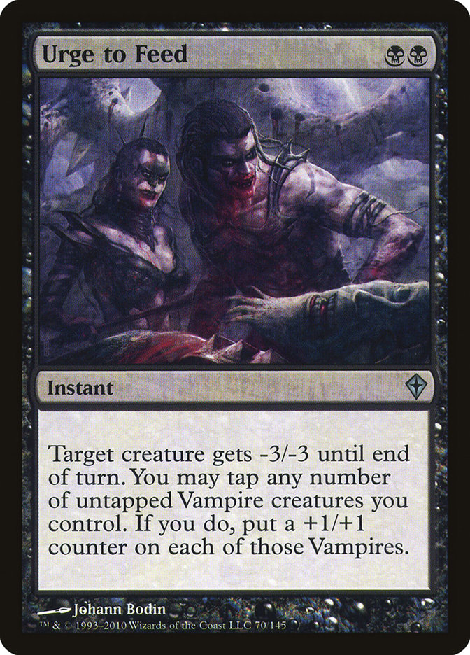 Urge to Feed [Worldwake] Magic: The Gathering