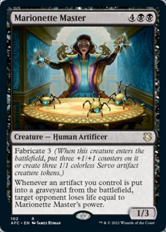 Marionette Master [Dungeons & Dragons: Adventures in the Forgotten Realms Commander] Magic: The Gathering