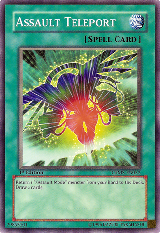 Assault Teleport [CRMS-EN052] Common Yu-Gi-Oh!