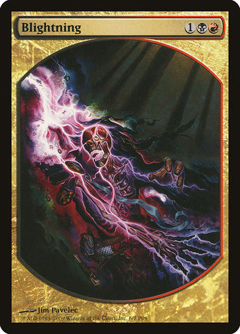 Blightning [Magic Player Rewards 2009] Magic: The Gathering