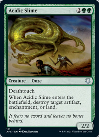 Acidic Slime [Dungeons & Dragons: Adventures in the Forgotten Realms Commander] Magic: The Gathering