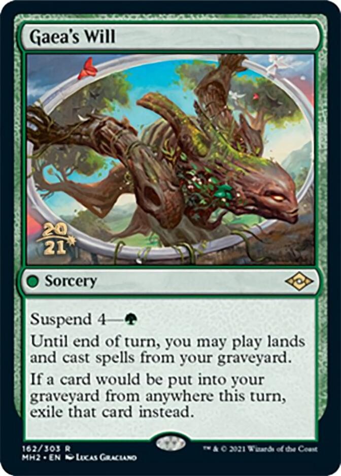 Gaea's Will [Modern Horizons 2 Prerelease Promos] Magic: The Gathering