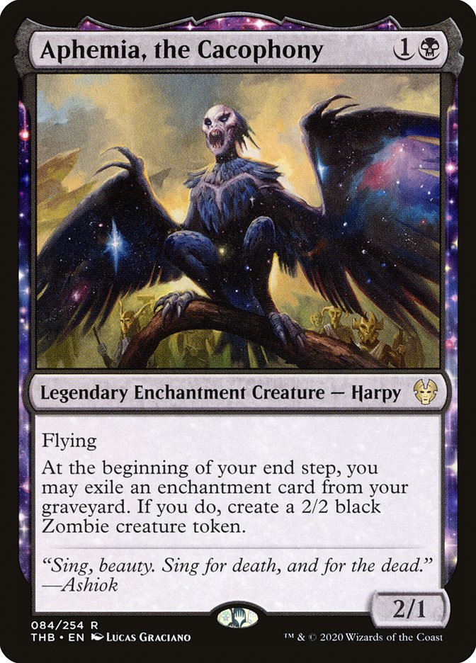 Aphemia, the Cacophony [Theros Beyond Death] Magic: The Gathering