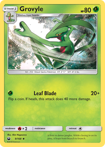 Grovyle (9/168) [Sun & Moon: Celestial Storm] Pokémon