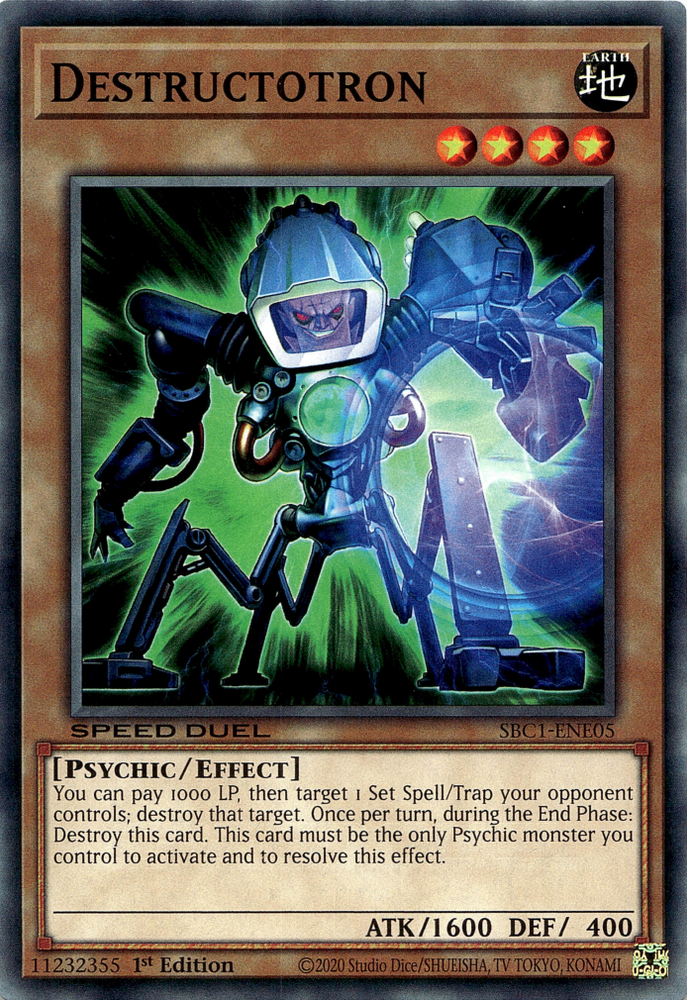 Destructotron [SBC1-ENE05] Common Yu-Gi-Oh!