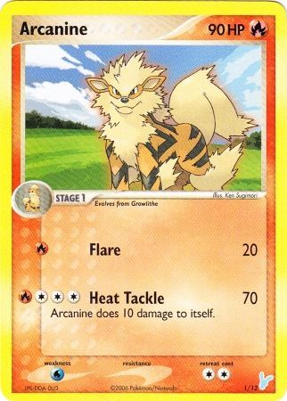 Arcanine (1/12) [EX: Trainer Kit 2 - Minun] Pokémon