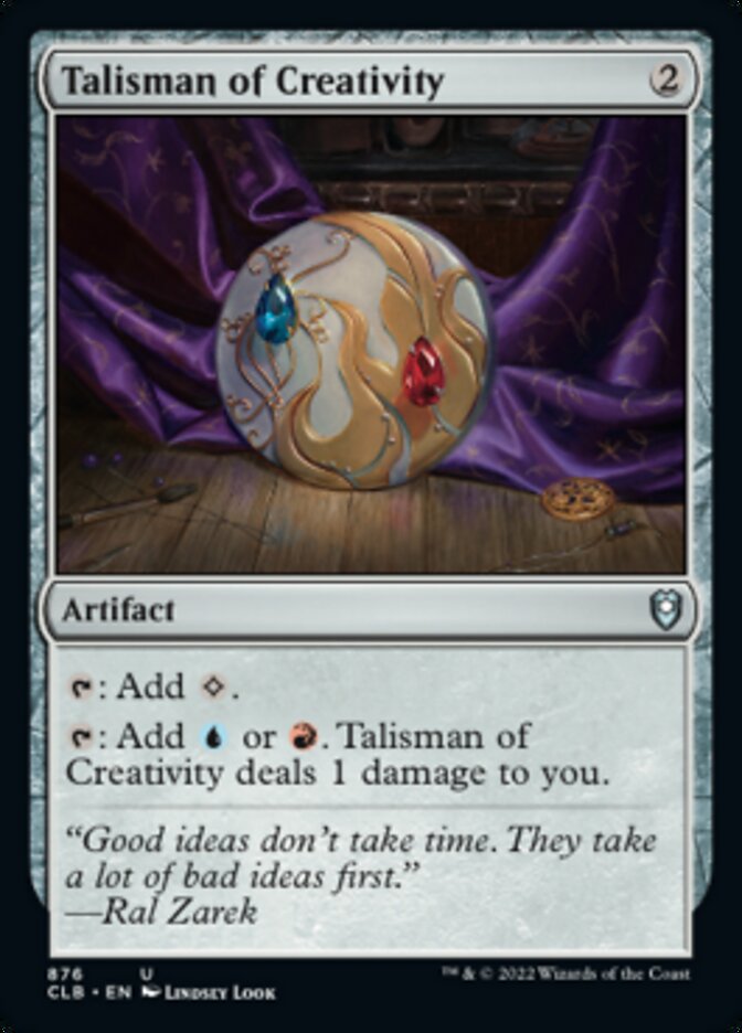 Talisman of Creativity [Commander Legends: Battle for Baldur's Gate] Magic: The Gathering