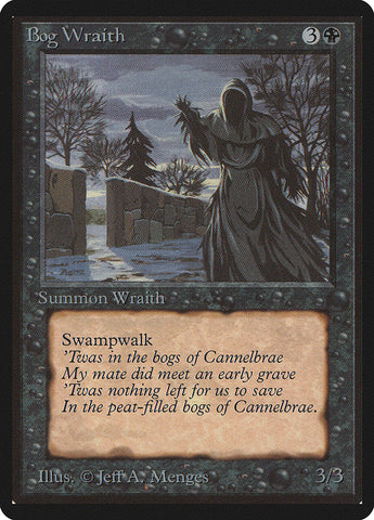 Bog Wraith [Beta Edition] Magic: The Gathering