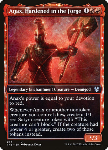 Anax, Hardened in the Forge (Showcase) [Theros Beyond Death] Magic: The Gathering