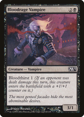 Bloodrage Vampire [Magic 2012] Magic: The Gathering