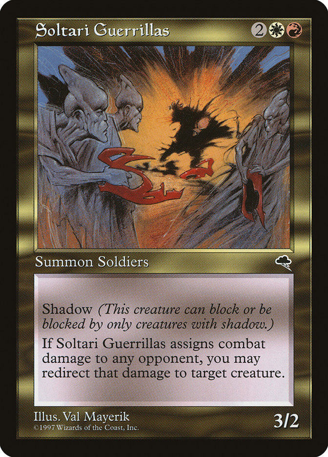 Soltari Guerrillas [Tempest] Magic: The Gathering