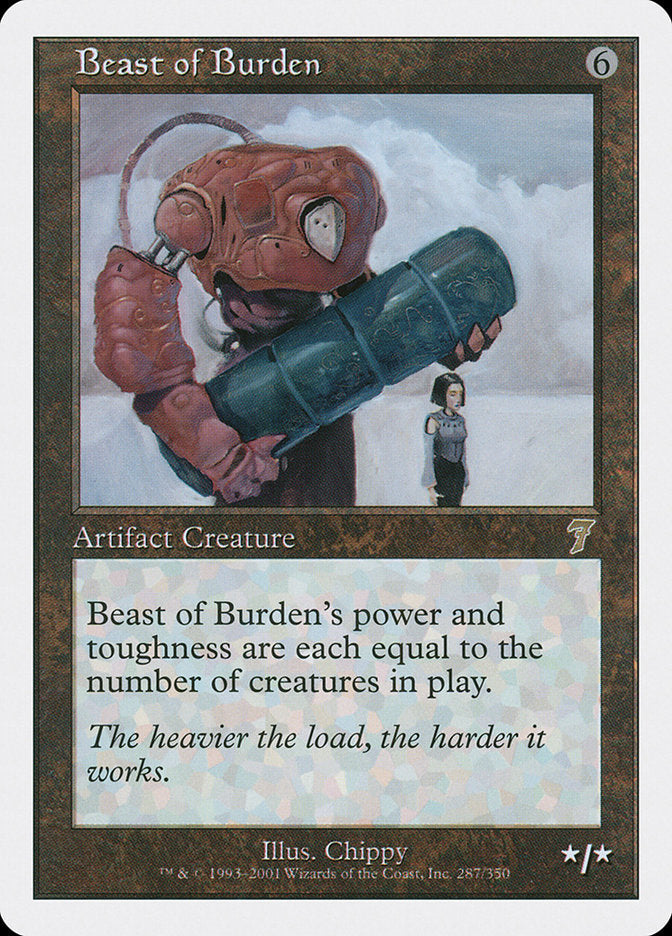 Beast of Burden [Seventh Edition] Magic: The Gathering