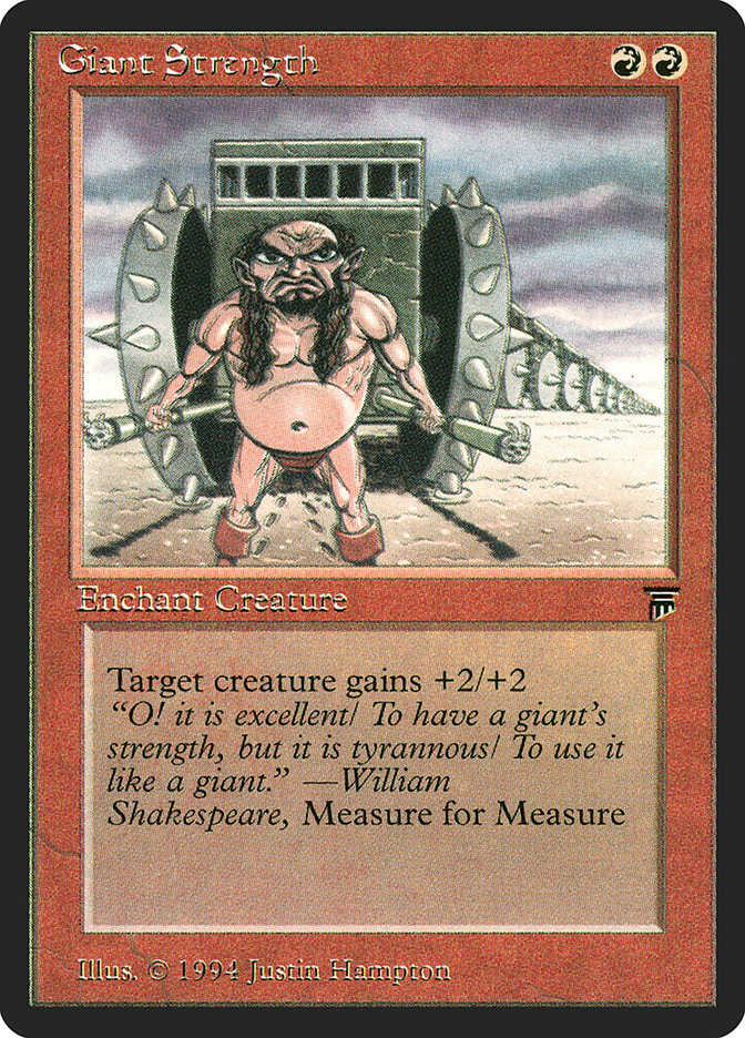 Giant Strength [Legends] Magic: The Gathering