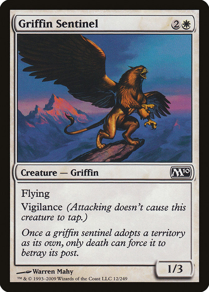 Griffin Sentinel [Magic 2010] Magic: The Gathering