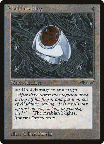 Aladdin's Ring [Arabian Nights] Magic: The Gathering