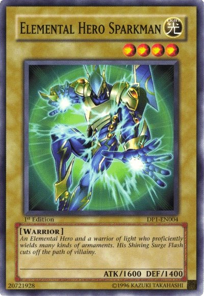 Elemental Hero Sparkman [DP1-EN004] Common Yu-Gi-Oh!