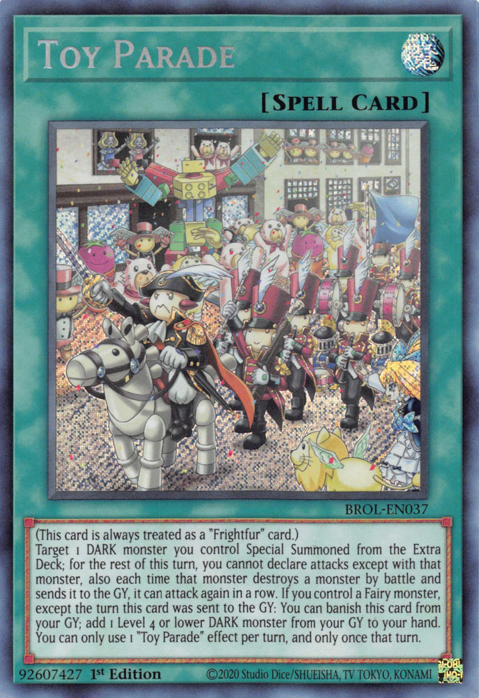 Toy Parade [BROL-EN037] Secret Rare Yu-Gi-Oh!