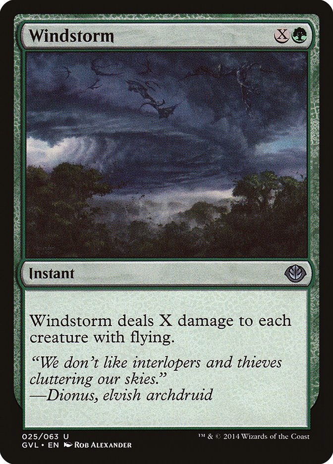 Windstorm (Garruk vs. Liliana) [Duel Decks Anthology] Magic: The Gathering