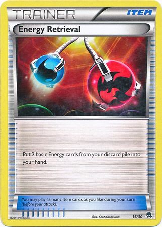 Energy Retrieval (16/30) [Black & White: Trainer Kit - Zoroark]