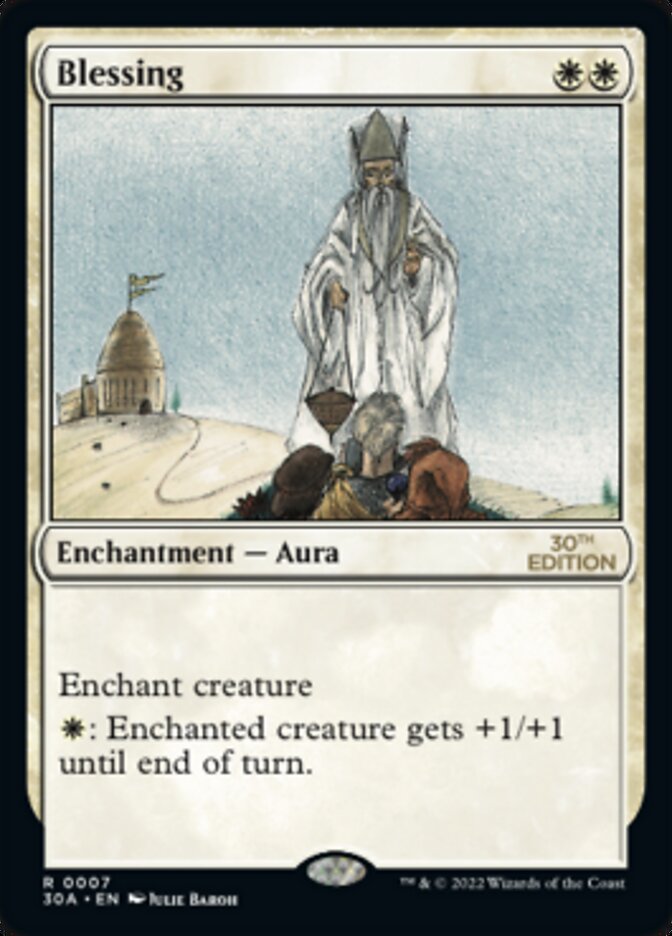 Blessing [30th Anniversary Edition] Magic: The Gathering