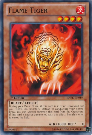 Flame Tiger [SDOK-EN019] Common Yu-Gi-Oh!