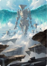Celestial Colonnade Art Card [Zendikar Rising Art Series] Magic: The Gathering