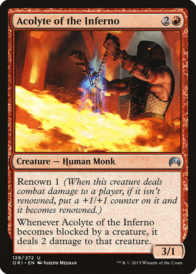 Acolyte of the Inferno [Magic Origins] Magic: The Gathering