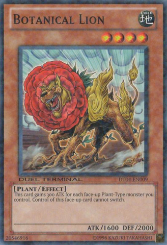 Botanical Lion [DT04-EN009] Common Yu-Gi-Oh!