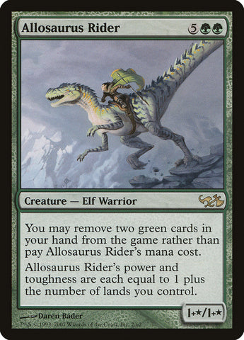 Allosaurus Rider [Duel Decks: Elves vs. Goblins] Magic: The Gathering