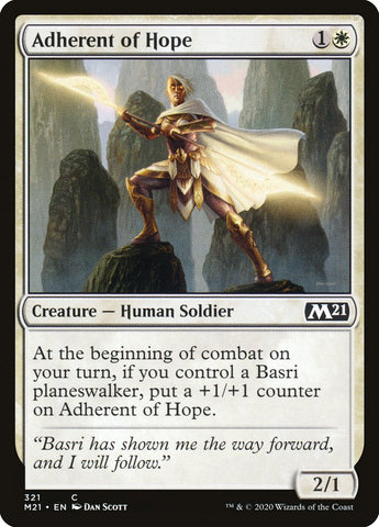 Adherent of Hope [Core Set 2021] Magic: The Gathering
