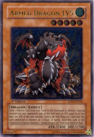 Armed Dragon LV5 [SOD-EN014] Ultimate Rare Yu-Gi-Oh!