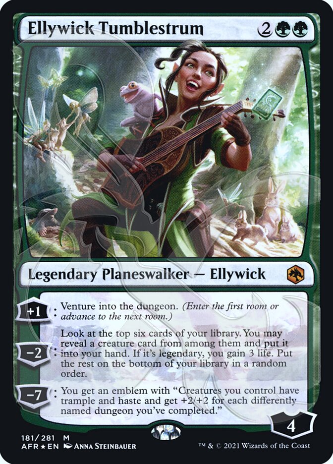 Ellywick Tumblestrum (Ampersand Promo) [Dungeons & Dragons: Adventures in the Forgotten Realms Promos] Magic: The Gathering