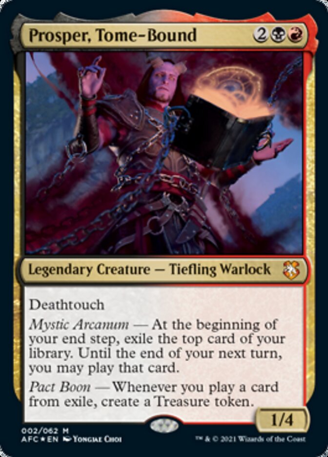 Prosper, Tome-Bound [Dungeons & Dragons: Adventures in the Forgotten Realms Commander] Magic: The Gathering