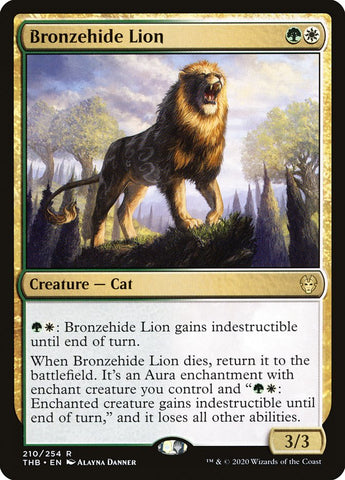 Bronzehide Lion [Theros Beyond Death] Magic: The Gathering